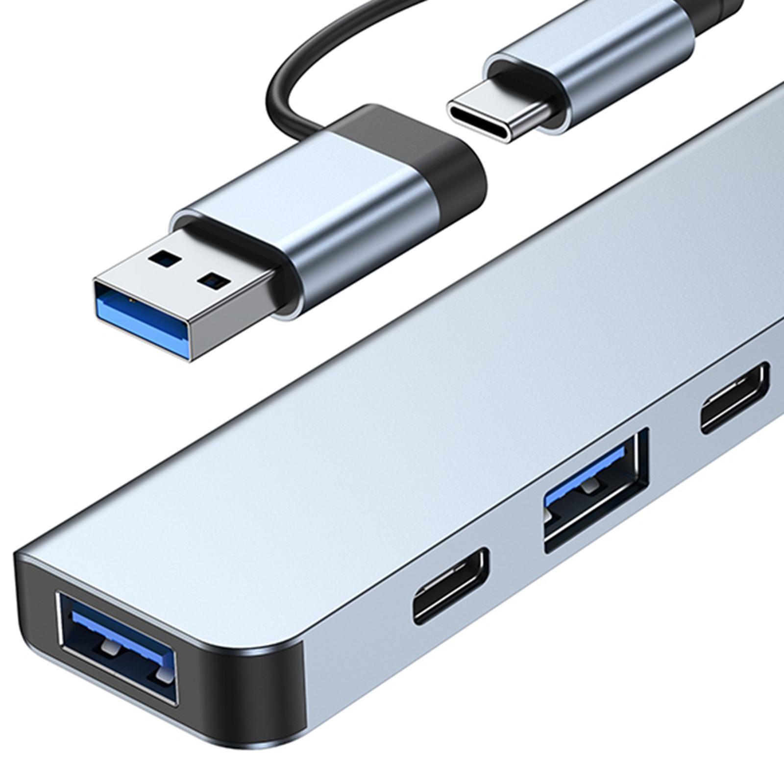 USB Hub 5Gbps Transfer Speed Office Docking Station for Computer