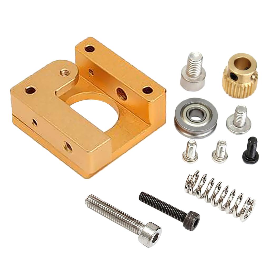 Replacement Aluminum MK8 Extruder Drive Feeder DIY Kit For Reprap 3 Types