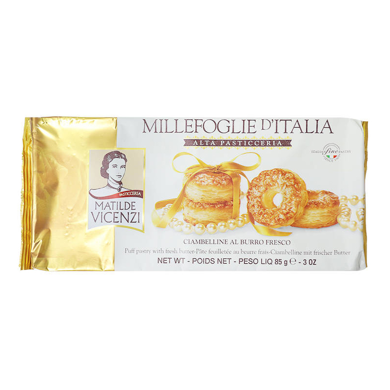 Bánh puff pastry vị bơ tươi Millefoglie D'ItaliaAlta Pasticceria 85g