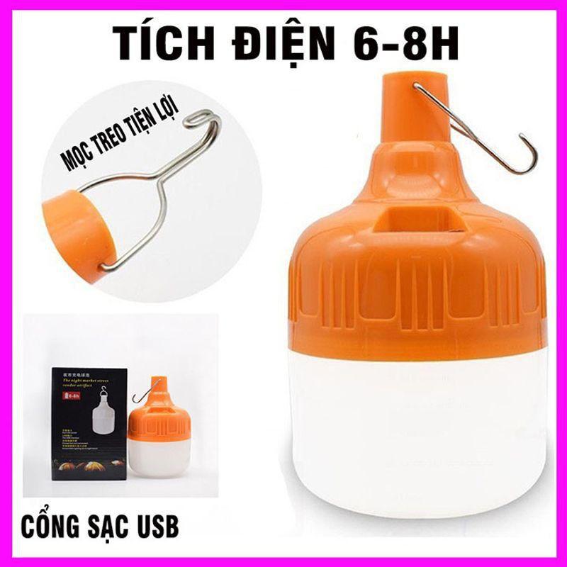 Bóng đèn tích điện 150W tích điện 6h đến 8h có móc treo tiện lợi