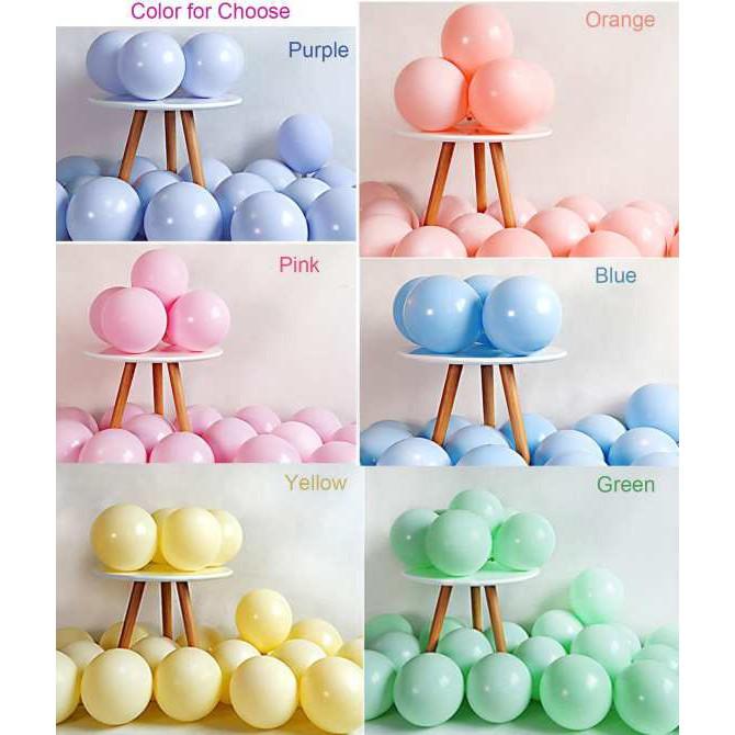 Set 10 bóng pastel size 10in siêu đẹp