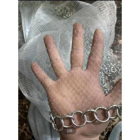 Chài xanh ngọc chân xích mắt 1.5cm