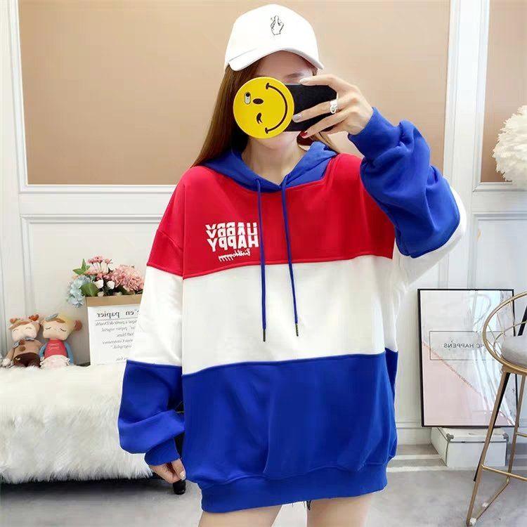 ÁO KHOÁC NỈ HOODIE PHỐI SỌC NGANG