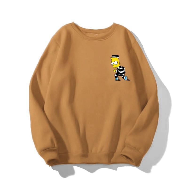 ÁO SWEATER UNISEX IN CHẤT LIỆU NỈ BÔNG SIZE TỪ 35-70kg