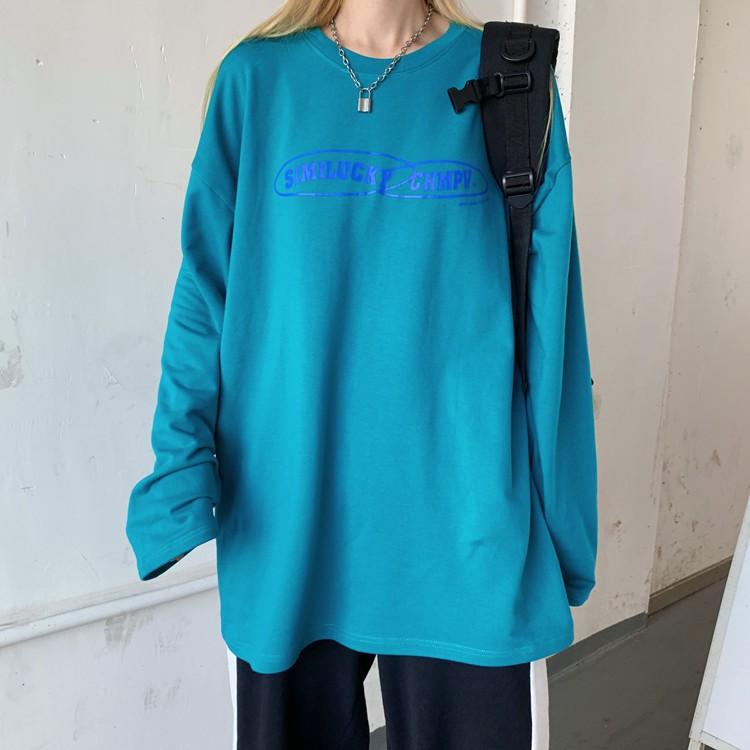 Áo thun tay dài form rộng Yinxx, áo sweater Unisex SW21