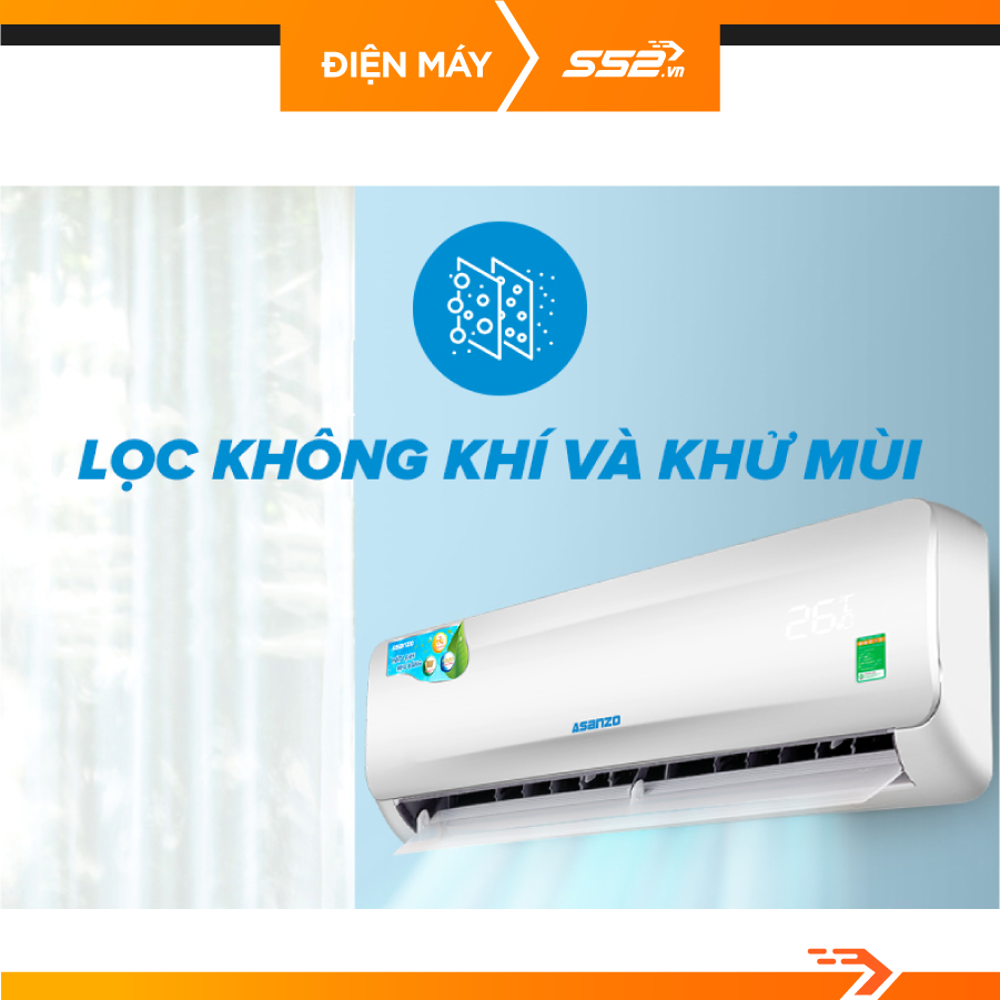 [Giao Hàng Toàn Quốc - Miễn Phí Lắp Đặt HCM] Máy Lạnh Asanzo S18N66 - Hàng Chính Hãng