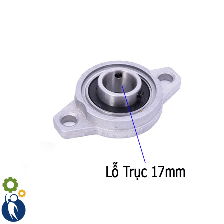 Gối Đỡ Vòng Bi Trục Ngang - 17mm