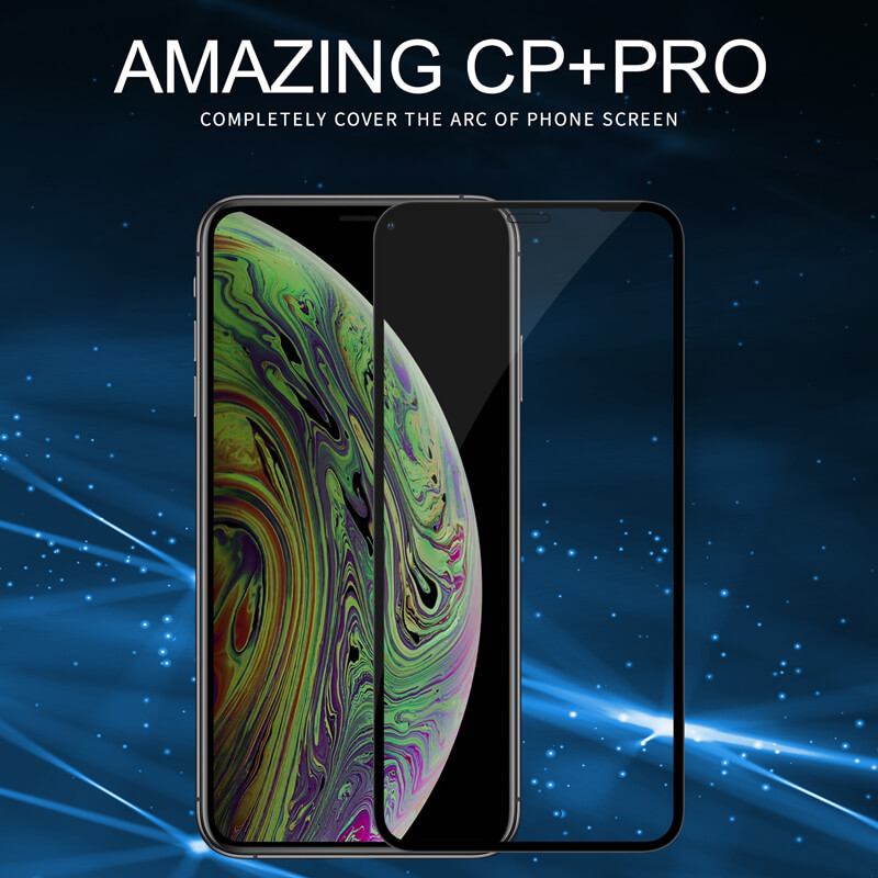 Kính cường lực Nillkin CP+ PRO cho iPhone 11/ 11 Pro/ 11 Pro Max Chống Vân Tay Trong Suốt_ Hàng Nhập Khẩu