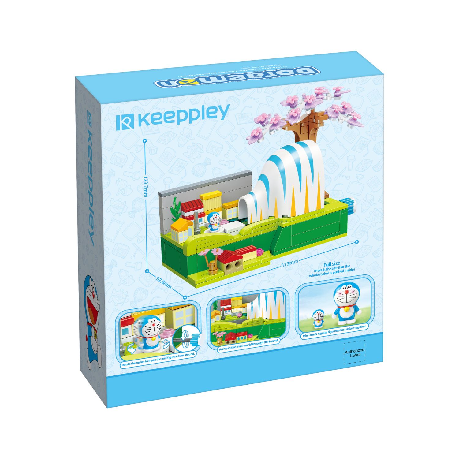 Đồ Chơi Lắp Ráp KEEPPLEY Doraemon Gulliver Tunnel K20417 - Đường Hầm Thu Nhỏ Building Block  - Herbie Toys