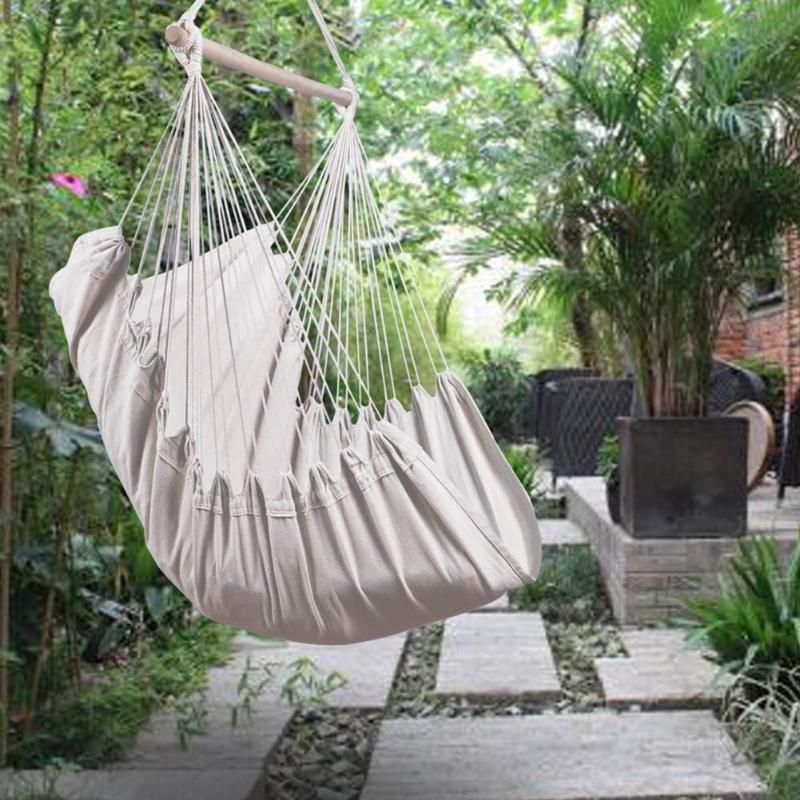 Treo Ghế Võng Di Động Du Lịch Cắm Trại Nhà Phòng Ngủ Đầm Ngủ Ghế Lười Ốp Vườn Không Gậy