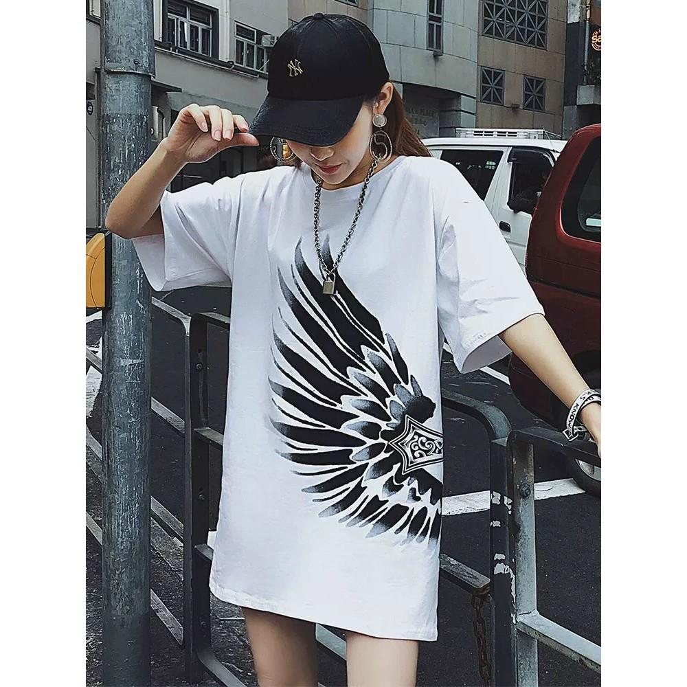 Aó thun tay lỡ Unisex  Freesize từ 40-70kg