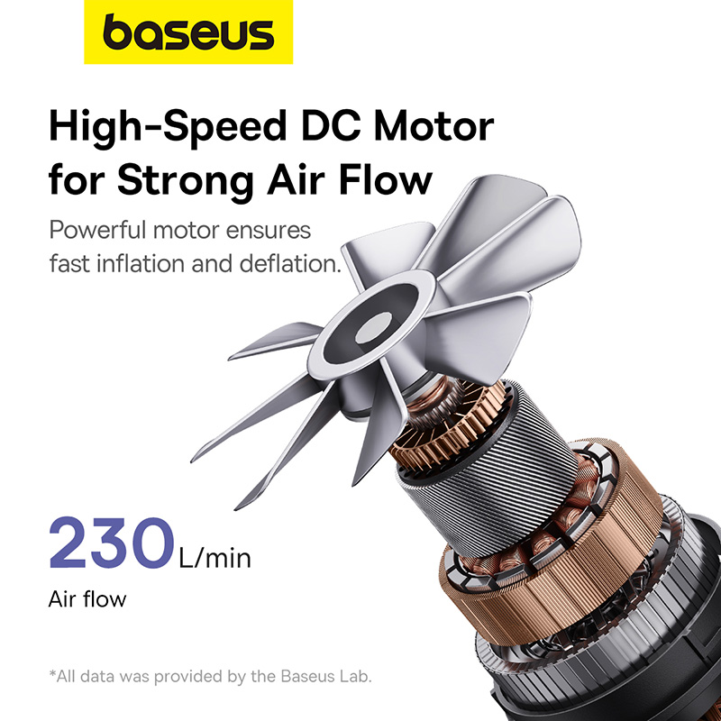Máy Bơm Hơi Nhỏ Gọn Baseus PocketGo Portable Air Pump