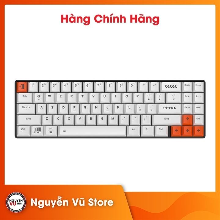 Bàn phím cơ không dây DAREU EK871 71KEY - Hàng Chính Hãng