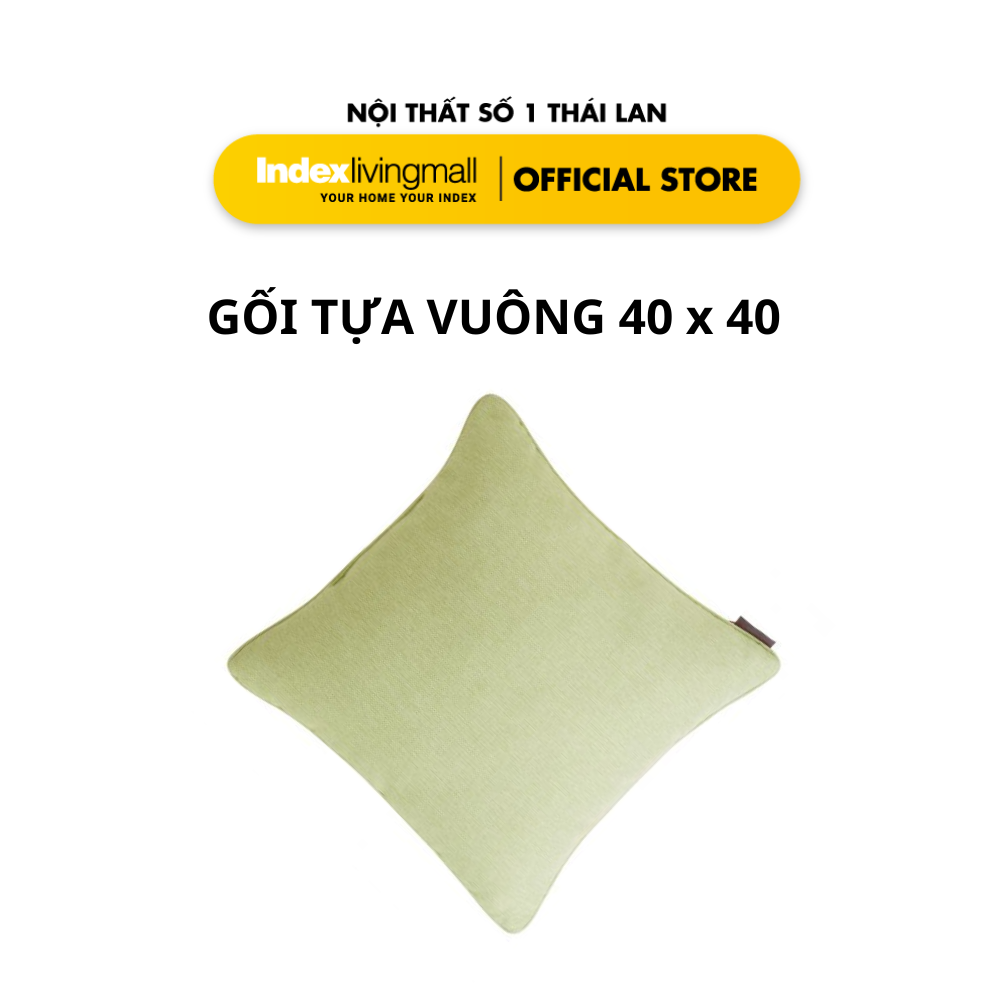 Gối Tựa Trang Trí Đa Năng Màu Xanh Lá Size 40 x 40 | Index Living Mall