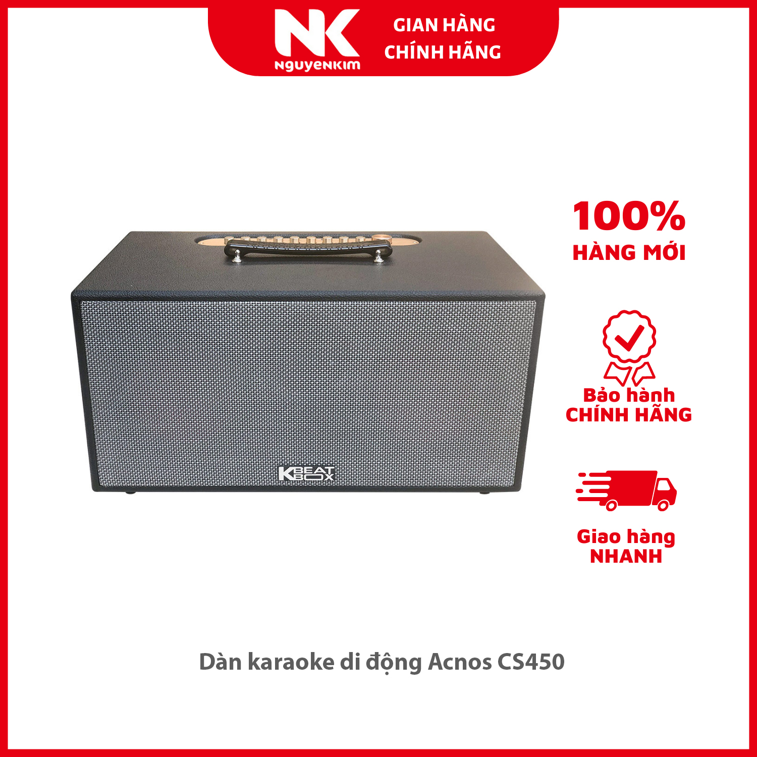 Dàn karaoke di động Acnos CS450 - Hàng chính hãng