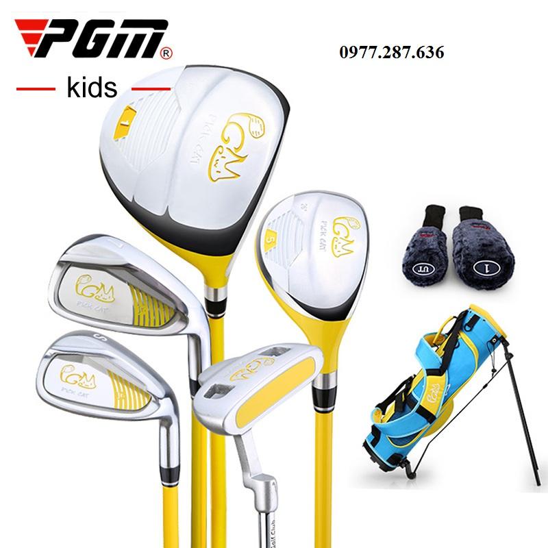 Bộ gậy golf trẻ em tập golf cho bé PGM PICK CAT Junior Golf Club full set 5 - 12 tuổi BV005