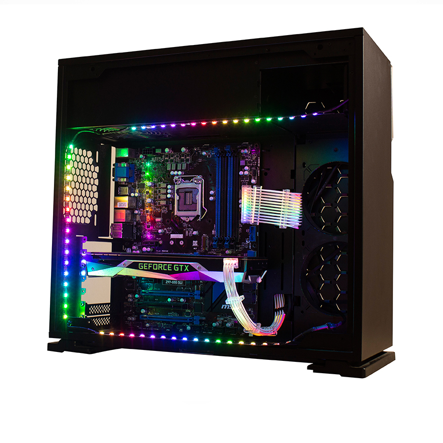 Bộ Led Dán Case Ambino Node NMT-2 Dùng Cho Mid Tower Case ( 1 Hub All In One, 2 Dây Led, 1 Bộ Phụ Kiện )