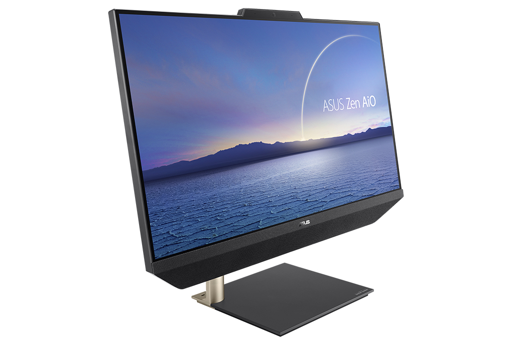 Asus Zen AIO M5401WU R5 5500U/8GB/512GB/23.8&quot;F/Touch/WLKB/WLMouse/Win11/(BA014W)/Đen - Hàng chính hãng