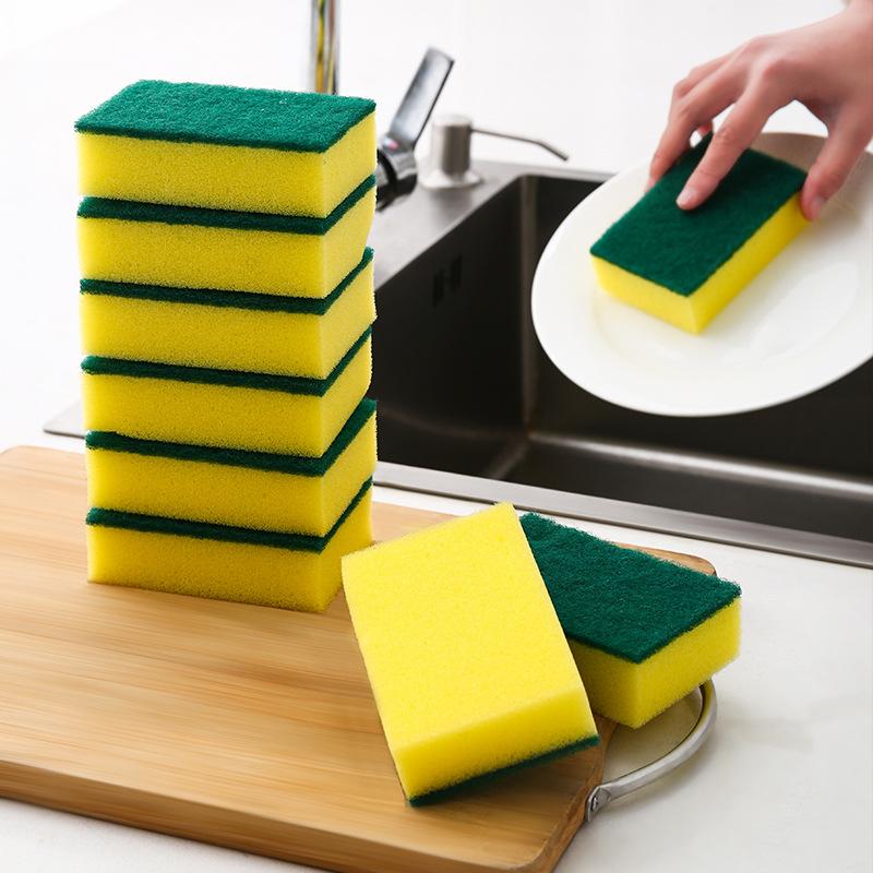 Miếng cọ rửa cổ điển, 10 miếng/gói - Làm sạch mạnh mẽ và hiệu quả