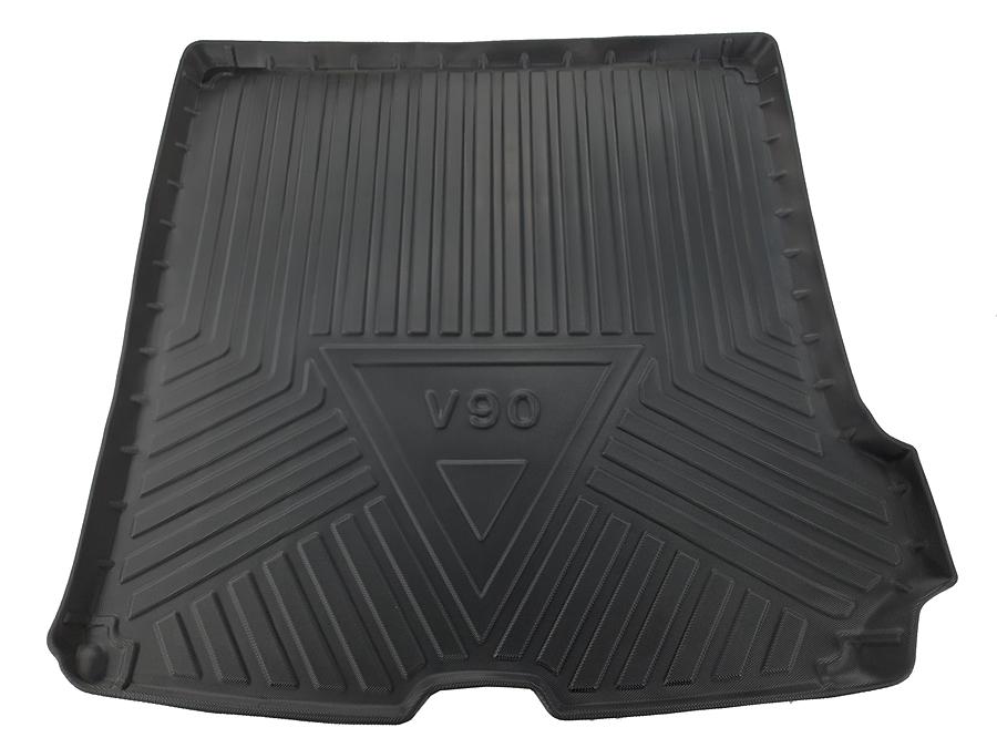 Thảm lót cốp Volvo V90 2017 -chất liệu TPV cao cấp màu đen