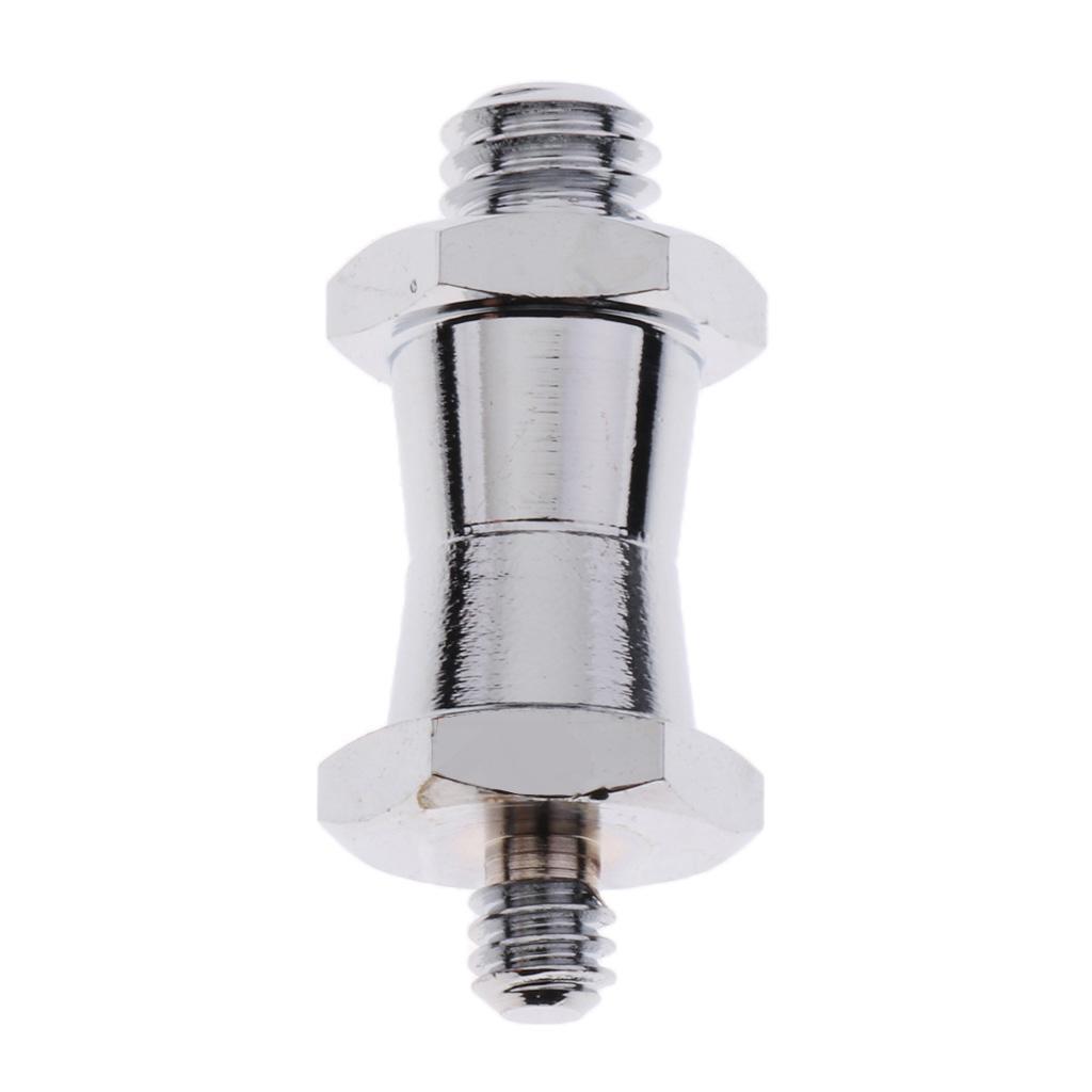 Tripod Head Monopod Flash Light Stand Adapter Screw 1/4 to 3/8 Male J Type