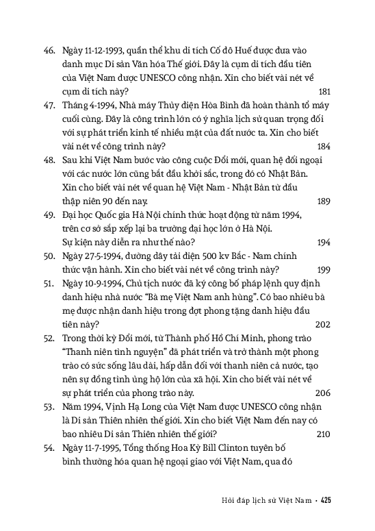 Hỏi Đáp Lịch Sử Việt Nam, Tập 10: Việt Nam - Hành Trình Xây Dựng Và Phát Triển (Từ 1975 Đến Nay)