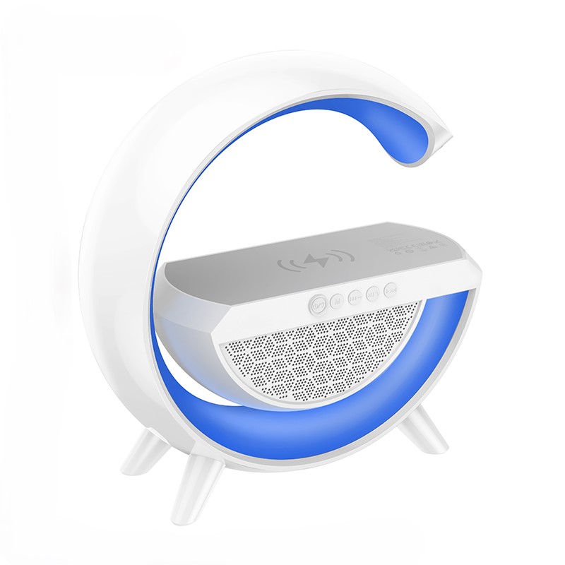 Loa bluetooth chữ G tích hợp đèn ngủ cùng sạc không dây tiện lợi và thông minh nghe nhạc âm thanh sống động - Hàng chính hãng