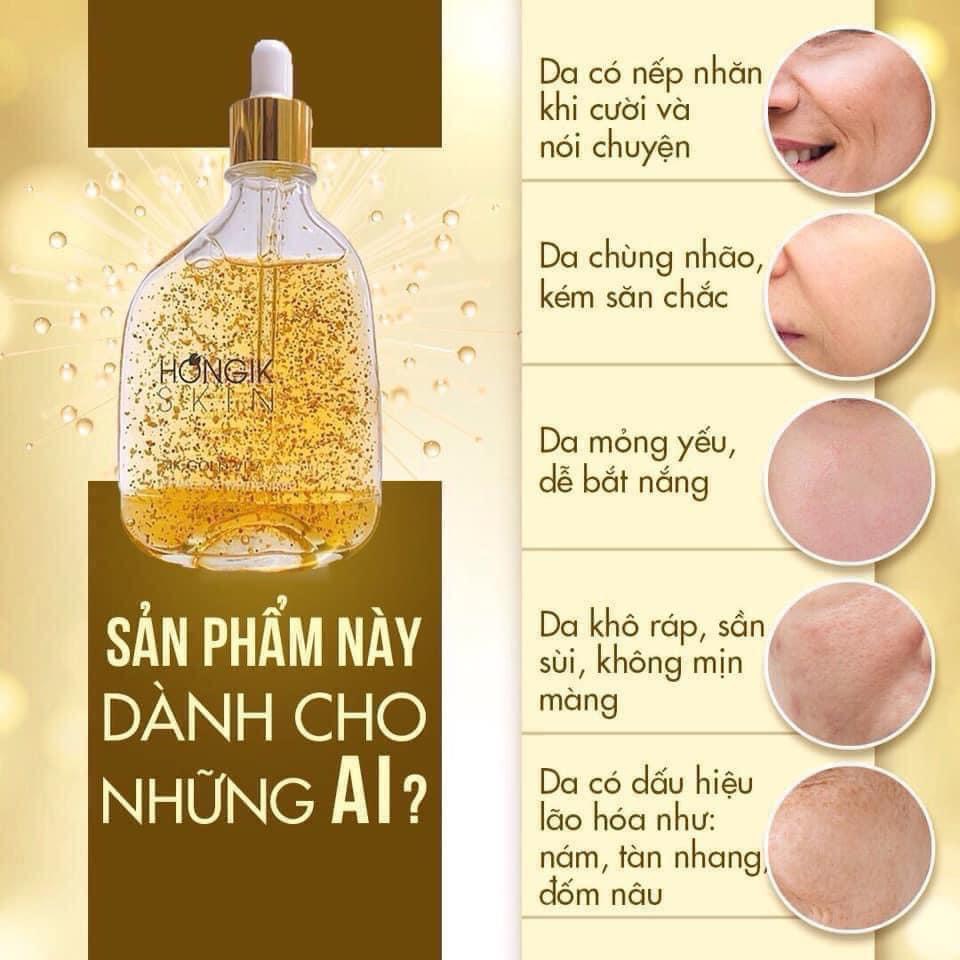 Tinh Chất Dưỡng Da Hongikskin 24K Gold Vita Ampoule