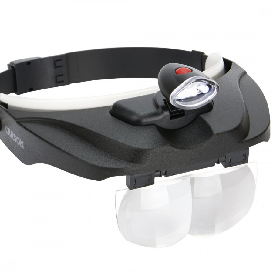 Kính lúp choàng đầu có đèn Carson MagniVisor CP-60 - Hàng Chính Hãng
