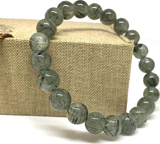 Vòng Tay Thạch Anh Tóc Xanh 5A
