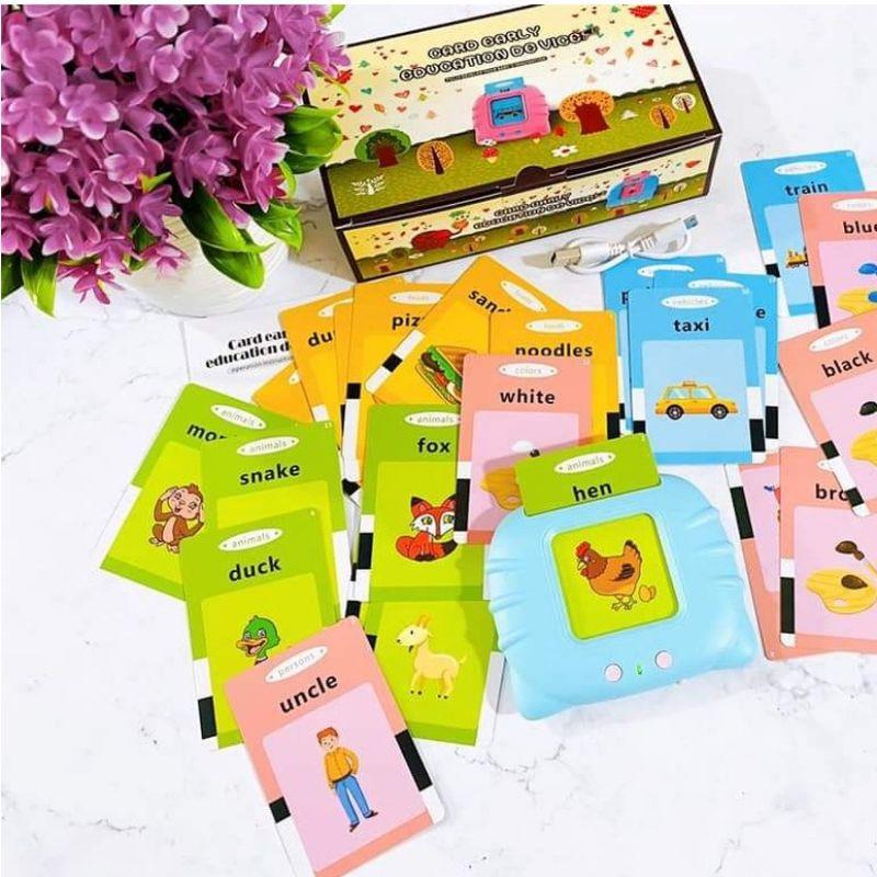 Máy Đọc Thẻ Flash Card 112 Thẻ 224 Từ Vựng Tiếng Anh - Đồ Chơi Giáo Dục Cho Bé