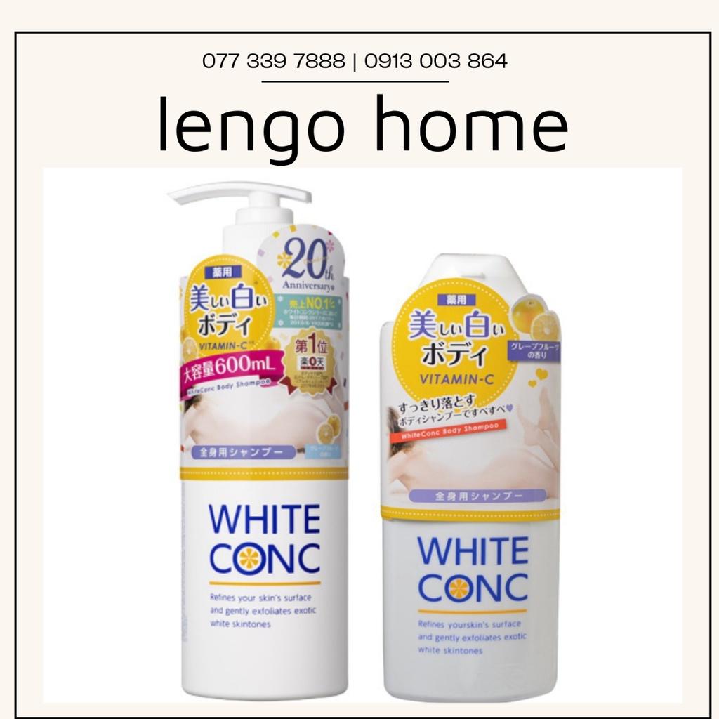 Sữa tắm dưỡng trắng da White Conc (Chai 360ml &amp; 600ml) - Hàng Nhật nội địa