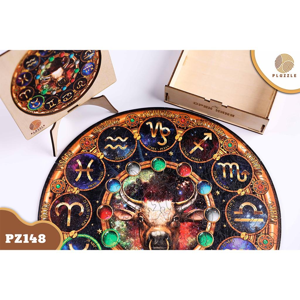 PLUZZLE Bộ xếp hình gỗ thông minh puzzle đồ chơi ghép hình – Cung Kim Ngưu -  PZ148