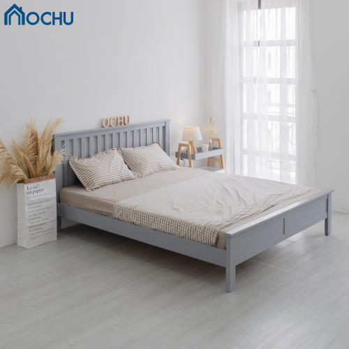 Giường Ngủ Gỗ Thông OCHU - Bernie Bed - Grey