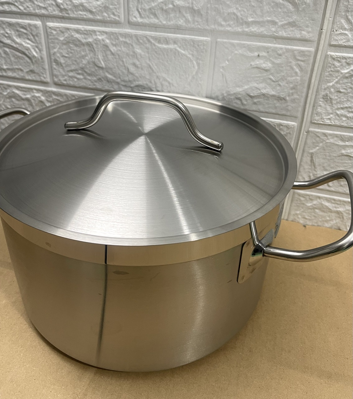 Nồi Inox 2 Quai Cao Cấp 3 Đáy _ Dung Tích: 4.9Lít _