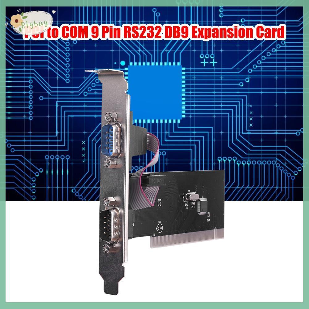 Thẻ mở rộng PCI sang COM 9 Pin RS232 giao diện DB9 chuyên dụng