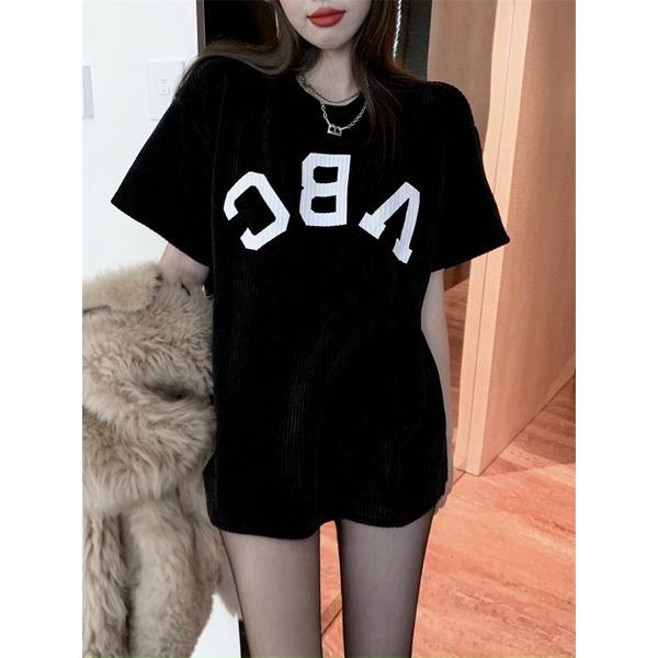 ÁO THUN GÂN FORM RỘNG