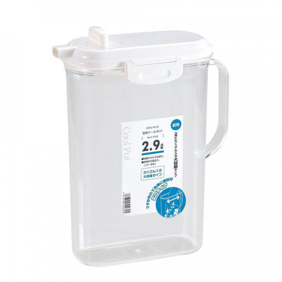 Bình đựng nước du lịch, dã ngoại nắp bật chống tràn tiện lợi 2,9L  - Hàng nội địa Nhật