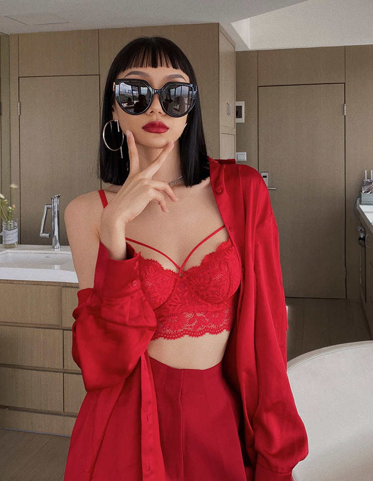 Set Đồ Lót Bralette Gợi Cảm Có Gọng Đệm Vừa Nâng Ngực