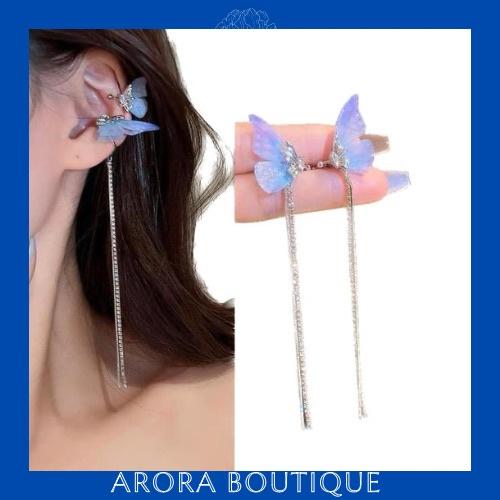 Khuyên tai đính đá nhiều mẫu xinh - Hoa tai nhiều mẫu dự tiệc - Arora Boutique