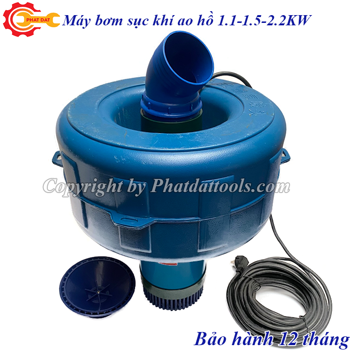 Máy bơm sục khí oxy hòa tan cho ao hồ nuôi cá, tạo đại phun nước-Công suất 1.1KW-1.5KW-2.2KW