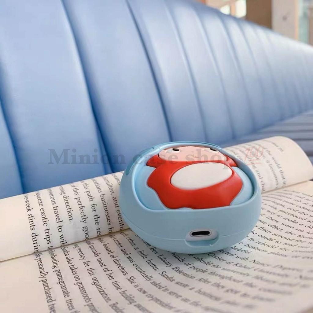 Hình ảnh Bao Case Ốp dành cho airpod 1 và 2, tai nghe bluetooth i11,i12, i100, i9s... silicon 3D cậu bé cao cấp