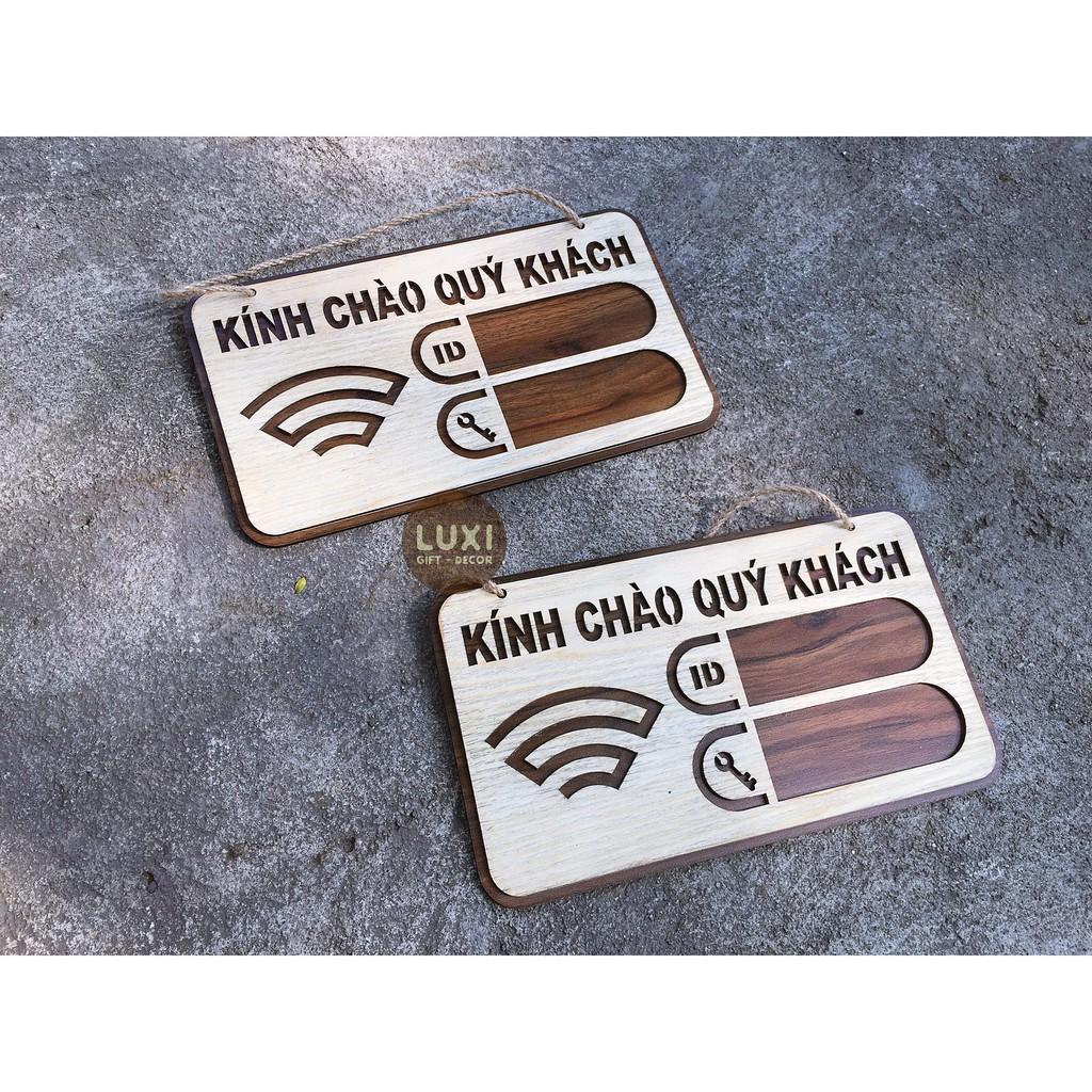 Bảng gỗ Password Wifi KHOAIGO DECOR