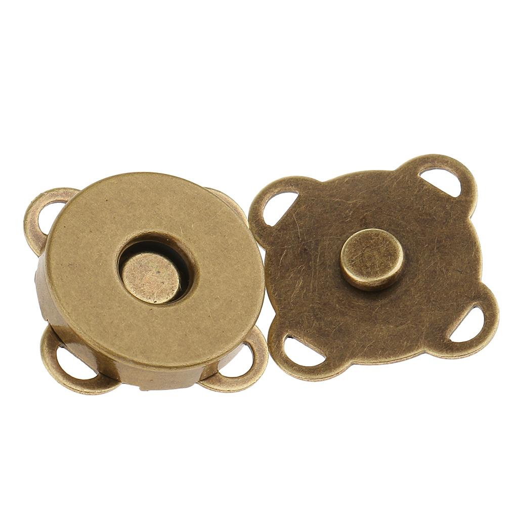 20 Bộ Từ Tính Móc Cài Khóa Hít Nút Bấm Dành Cho Ví Túi Xách Túi May Thủ Công