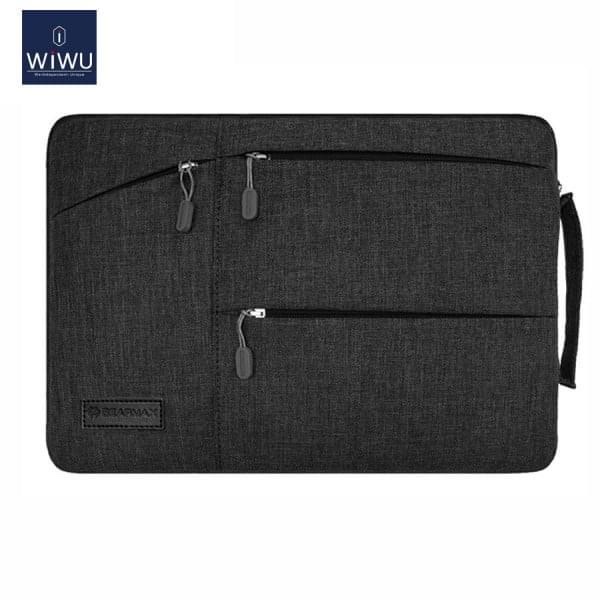 Túi Chống Sốc Wiwu Pocket Sleeve Dành Cho Laptop, Ultrabook Chất Liệu Vải Cao Cấp Canvas Và NyLon - Hàng Chính Hãng