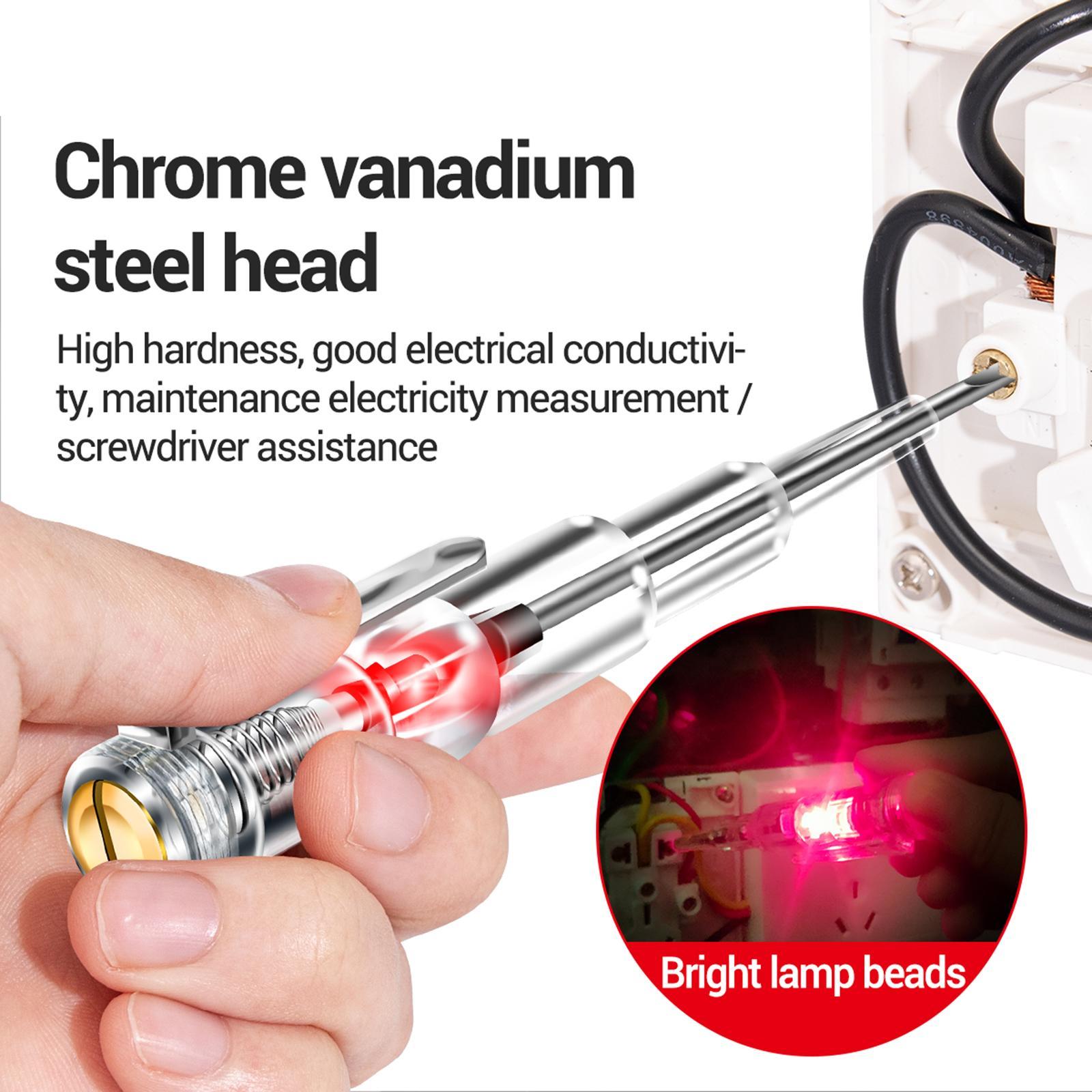 Voltage Tester Pen Electric Tester Pen for Zero Live Wire Test Power Cable Testing