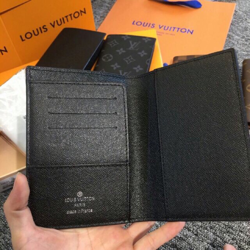 Ví đựng thẻ atm namecard passport cầm tay tiện dụng da cao cấp VDT01