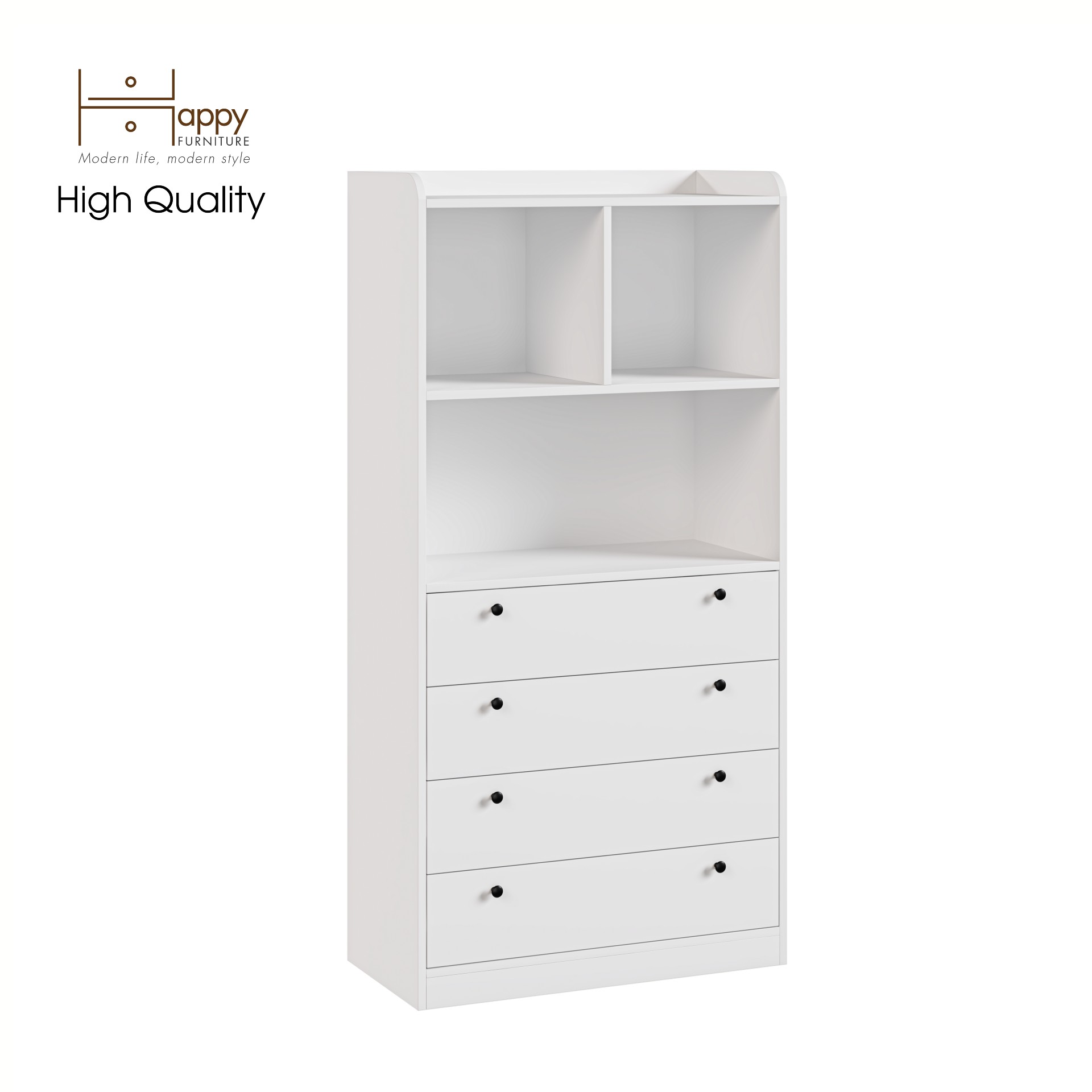 [Happy Home Furniture] CANA, Tủ lưu trữ - 7 ngăn ,  80cm x 40cm x 160cm ( DxRxC), THK_051
