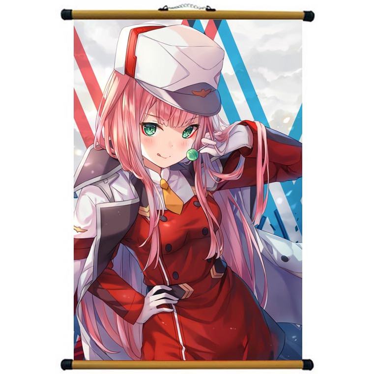 Tranh ảnh treo tường Darling In The FranXX có khung nẹp