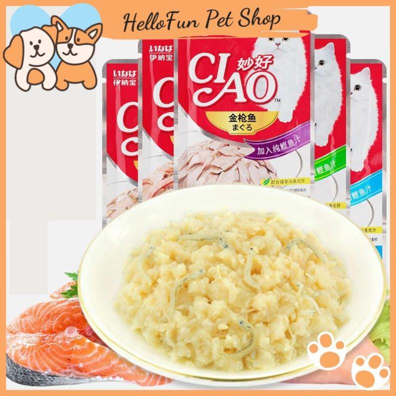 Pate Ciao dành cho mèo thơm ngon, bổ dưỡng (Gói 60g)